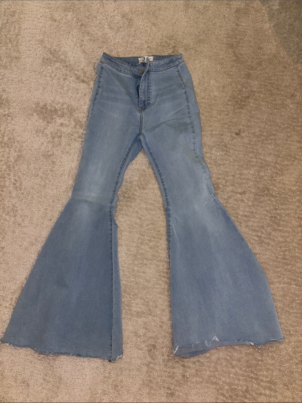 Free People Women's Flare Bell Bottom Jeans  Waist 26